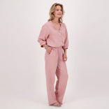 Je m'appelle Jurken Pant Straight | Pink Mauve