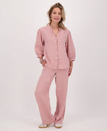 Je m'appelle Jurken Pant Straight | Pink Mauve