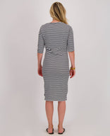 Je m'appelle Jurken Robe Doris | Off White/Zwart