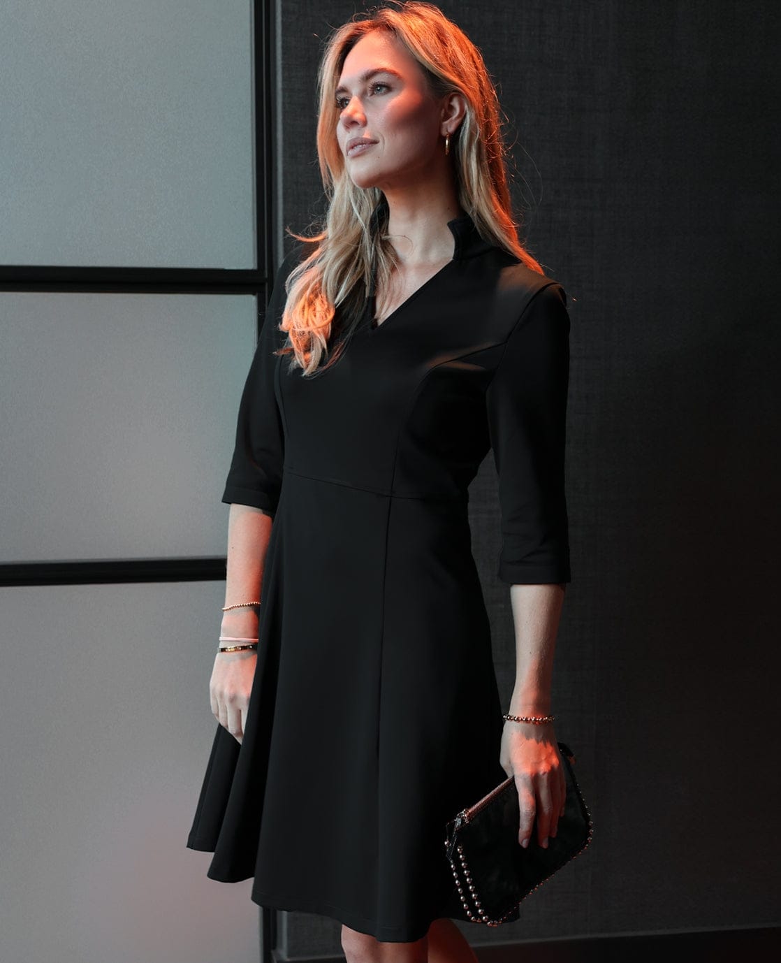 Je m'appelle Jurken Zwart / XS Robe Empire Premium Travel | Zwart