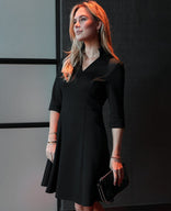 Je m'appelle Jurken Zwart / XS Robe Empire Premium Travel | Zwart