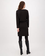 Je m'appelle Jurken Robe Joy Travel Brushed | Zwart