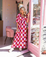 Je m'appelle Jurken Robe Kim Longue | Multicolor/Roze