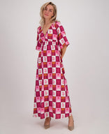 Je m'appelle Jurken Robe Kim Longue | Multicolor/Roze