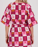 Je m'appelle Jurken Robe Kim Longue | Multicolor/Roze