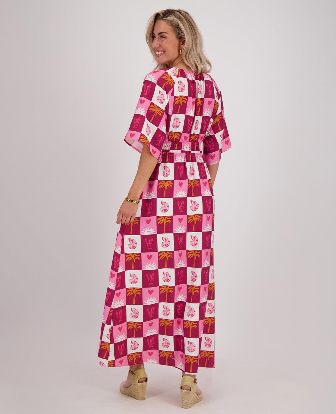 Je m'appelle Jurken Robe Kim Longue | Multicolor/Roze