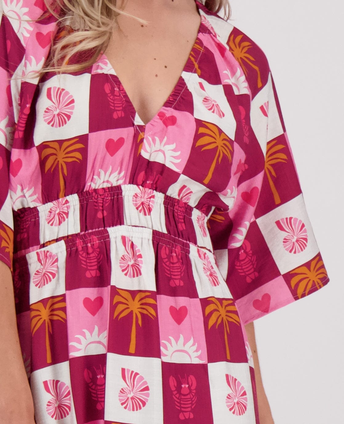 Je m'appelle Jurken Robe Kim Longue | Multicolor/Roze