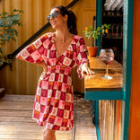 Je m'appelle Jurken Multicolor/Roze / XS Robe Kim | Multicolor/Roze