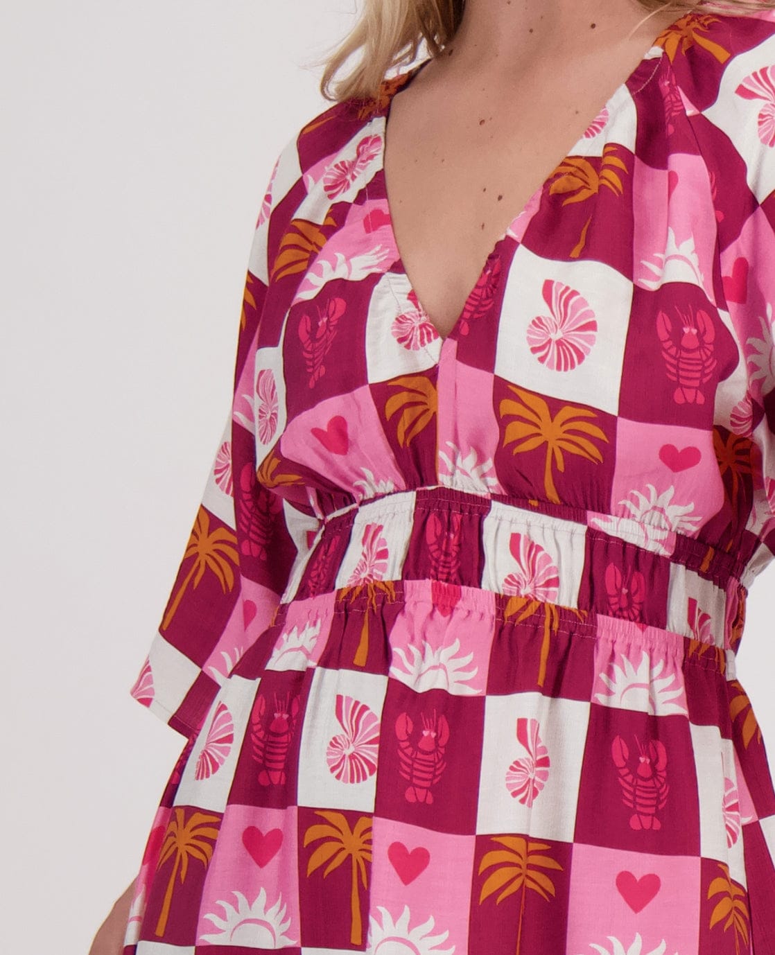 Je m'appelle Jurken Robe Kim | Multicolor/Roze