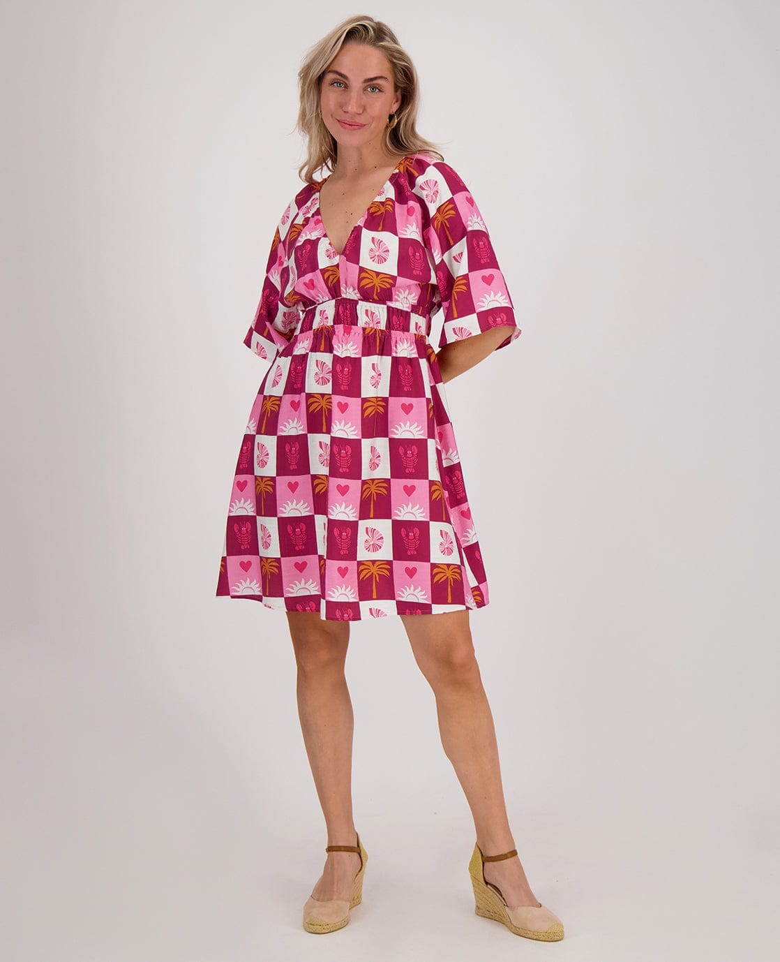Je m'appelle Jurken Robe Kim | Multicolor/Roze