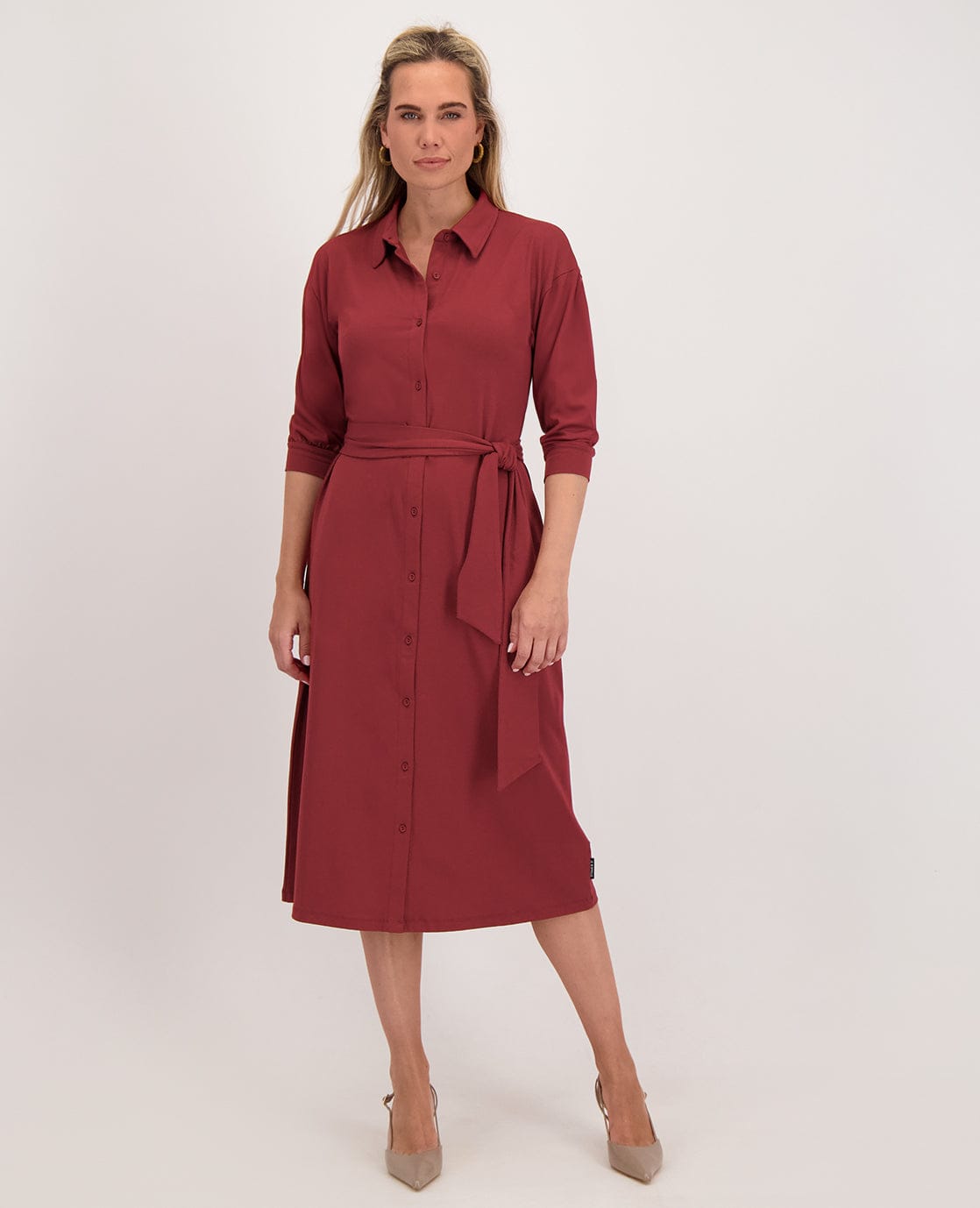 Je m'appelle Jurken Robe Romée | Wine Red