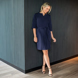 Je m'appelle Jurken Donkerblauw / XS Robe Senna Travel | Donkerblauw