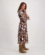 Je m'appelle Jurken Robe St. Tropez | Brown/Blue