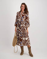 Je m'appelle Jurken Robe St. Tropez | Brown/Blue