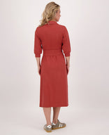 Je m'appelle Jurken Shirtdress Robe | Brique