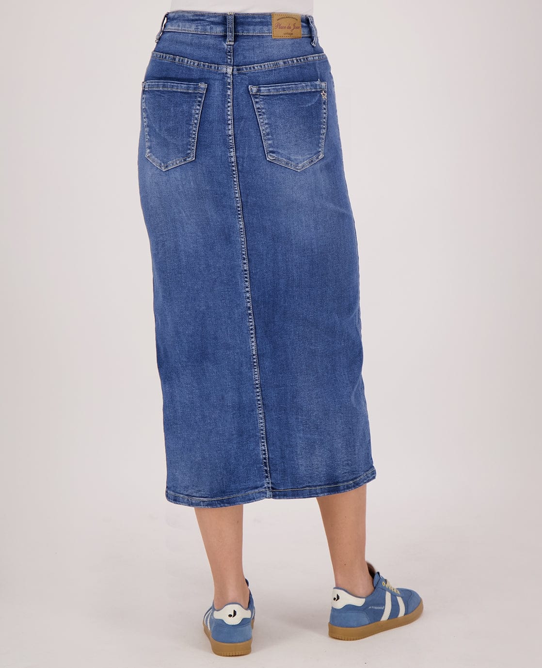 Je m'appelle Jurken Skirt Denim Superstretch | Dark Denim