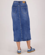 Je m'appelle Jurken Skirt Denim Superstretch | Dark Denim