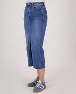 Je m'appelle Jurken Skirt Denim Superstretch | Dark Denim