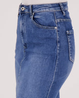 Je m'appelle Jurken Skirt Denim Superstretch | Dark Denim