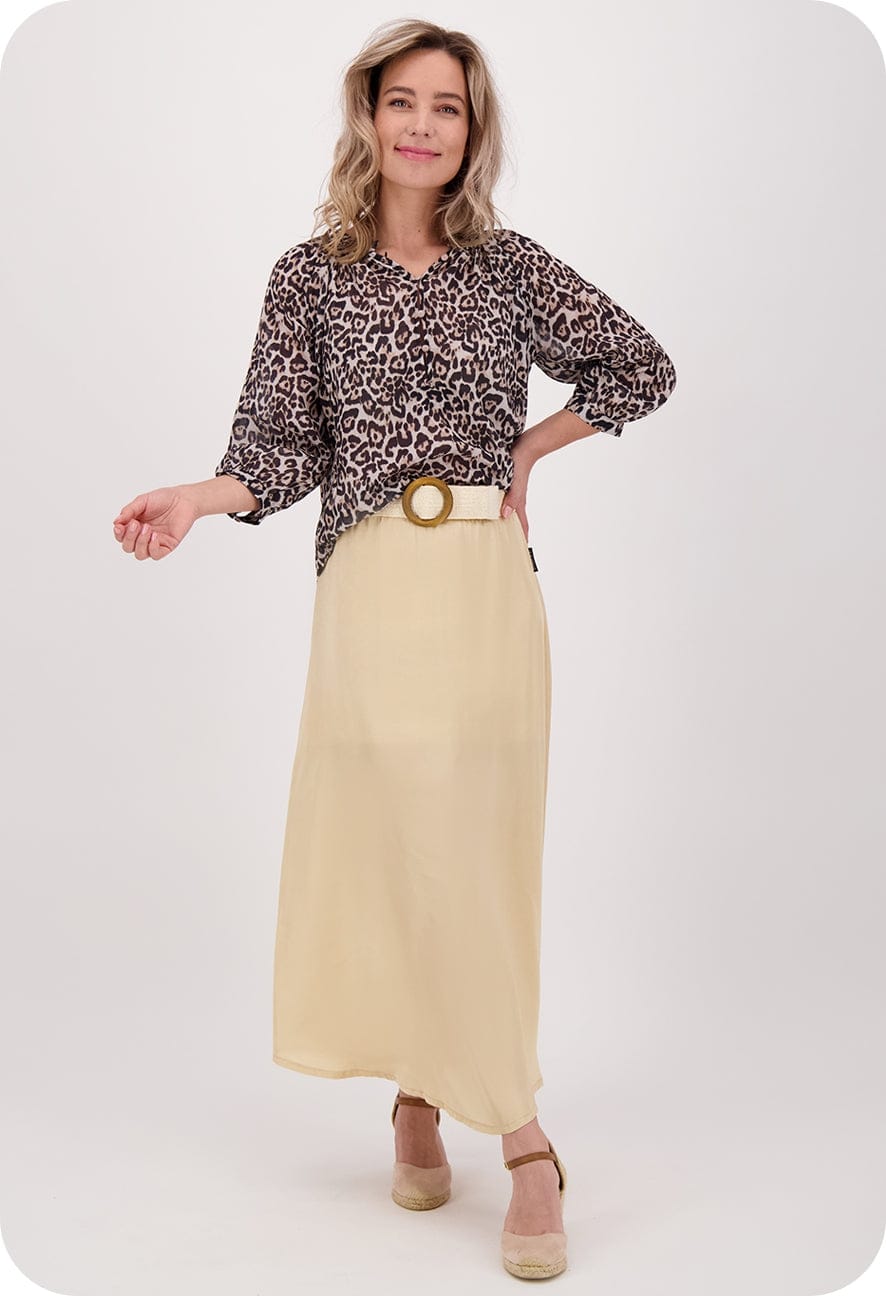 Je m'appelle Jurken Golden Sand / XS Skirt Satin | Golden Sand