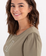 Je m'appelle Jurken Sweatdress Robe | Taupe
