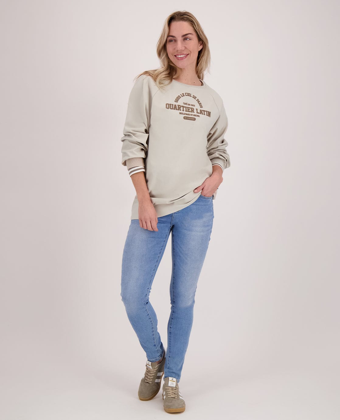 Je m'appelle Jurken Tunique Longue | Beige Melange