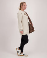 Je m'appelle Jurken Tunique Longue | Beige Melange