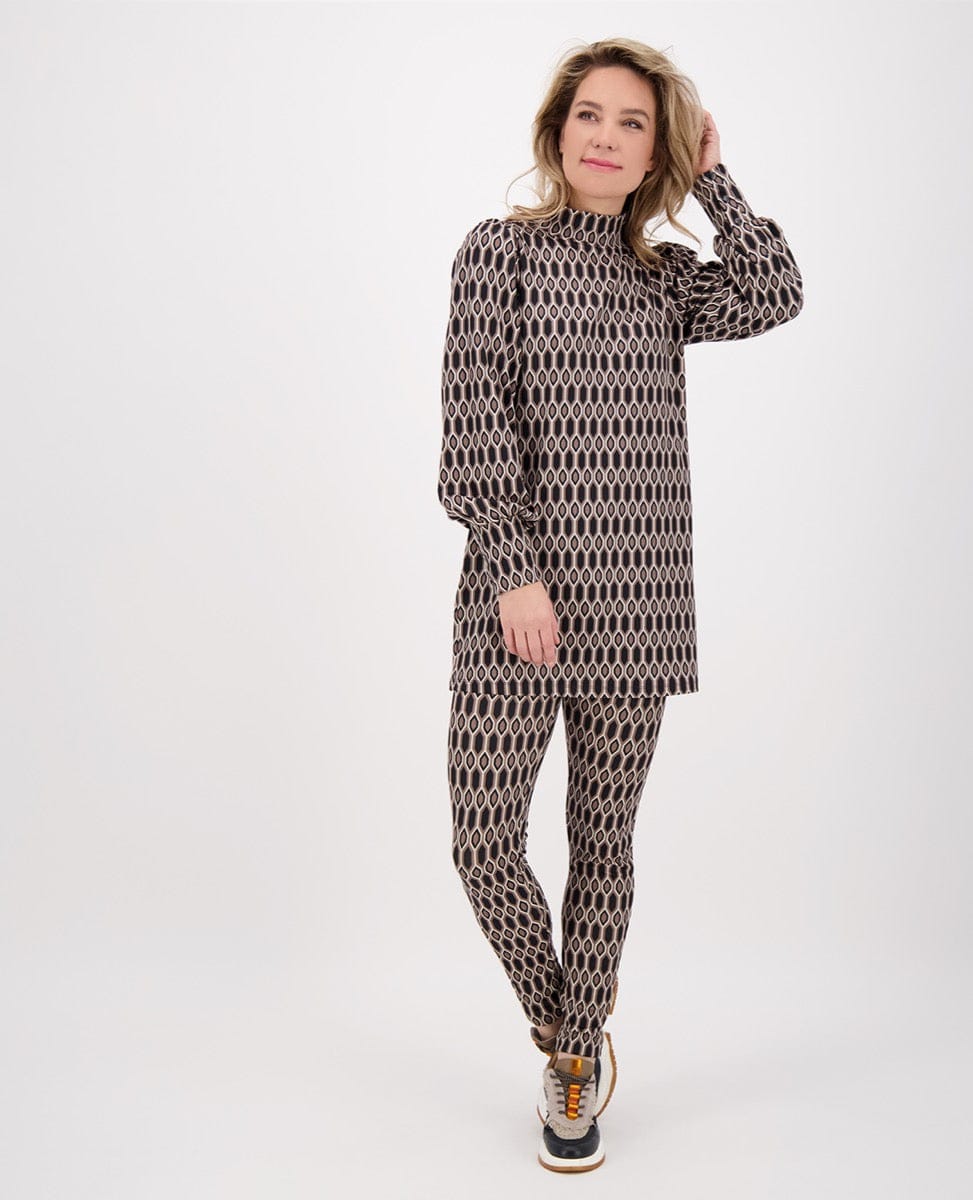 Je m'appelle Jurken Tunique Travel Brushed | Multicolor