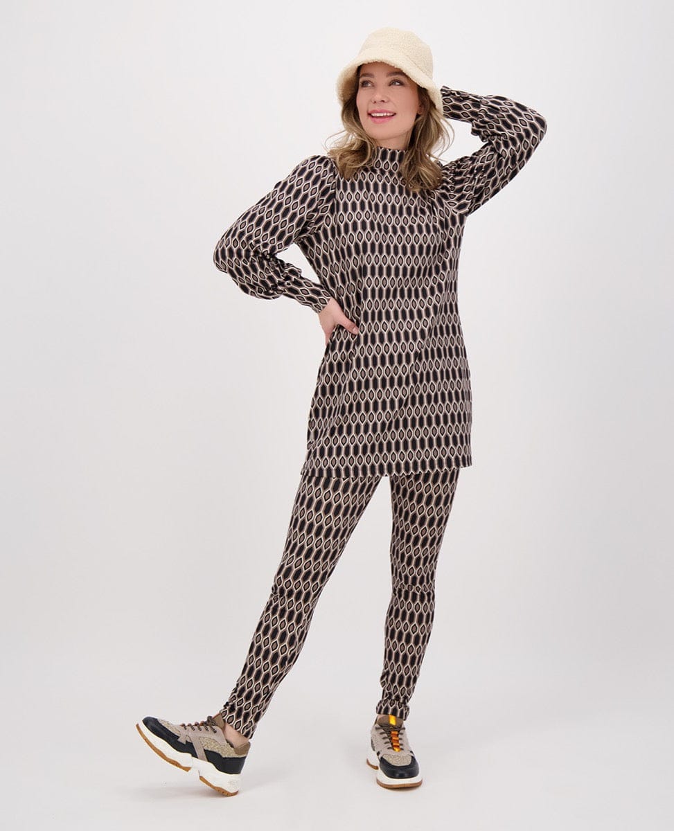 Je m'appelle Jurken Tunique Travel Brushed | Multicolor