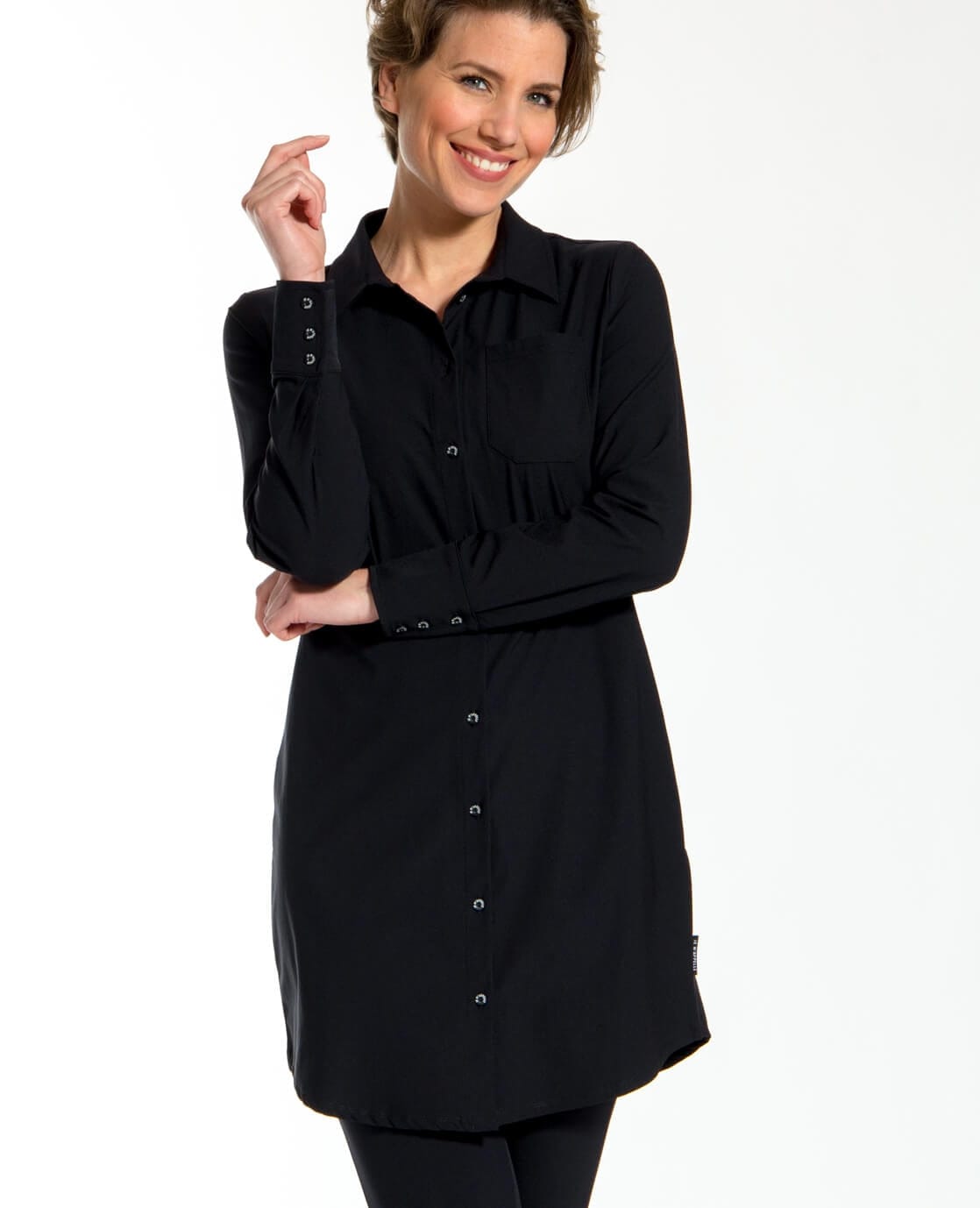 Je m'appelle Jurken Tunique Travel | Zwart