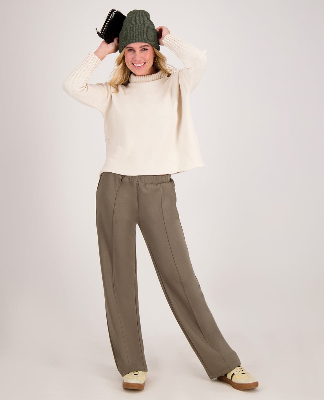 Je m'appelle Pull Colle Lyon | Crème