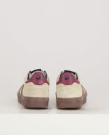 Je m'appelle Schoenen Sneakers Stripes | Greige/Burgundy