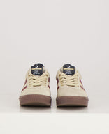Je m'appelle Schoenen Sneakers Stripes | Greige/Burgundy