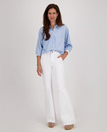 Je m'appelle Tops Blouse Eva | Multicolor/Blauw