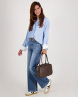 Je m'appelle Tops Blouse Eva | Multicolor/Blauw