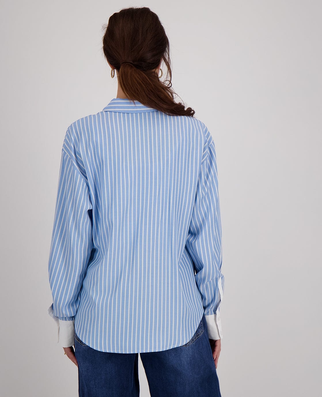 Je m'appelle Tops Blouse Eva | Multicolor/Blauw