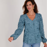 Je m'appelle Tops Jeans Blue / XS Blouse Hannah | Jeans Blue