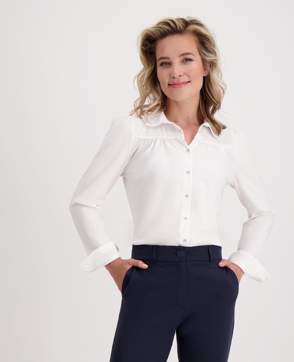 Je m'appelle Tops Blouse Joëlle Travel | Wit