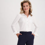 Je m'appelle Tops Wit / XS Blouse Joëlle Travel | Wit
