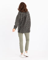 Je m'appelle Tops Blouse Joyeux Panthère | Groen