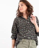 Je m'appelle Tops Blouse Joyeux Panthère | Groen