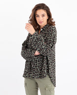 Je m'appelle Tops Blouse Joyeux Panthère | Groen