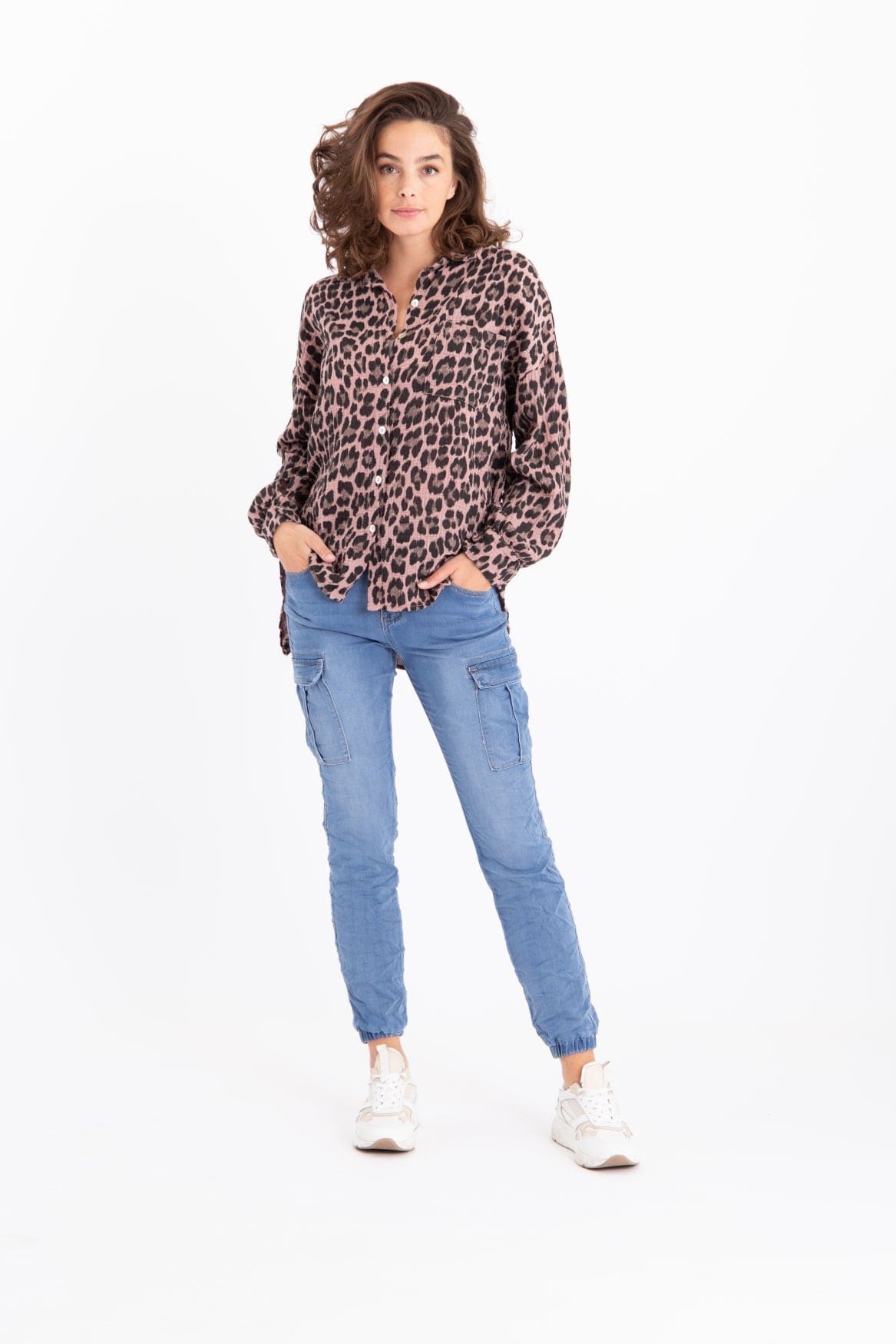 Je m'appelle Tops Blouse Joyeux Panthère | Pink