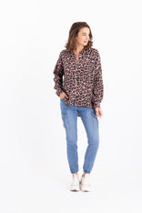 Je m'appelle Tops Blouse Joyeux Panthère | Pink