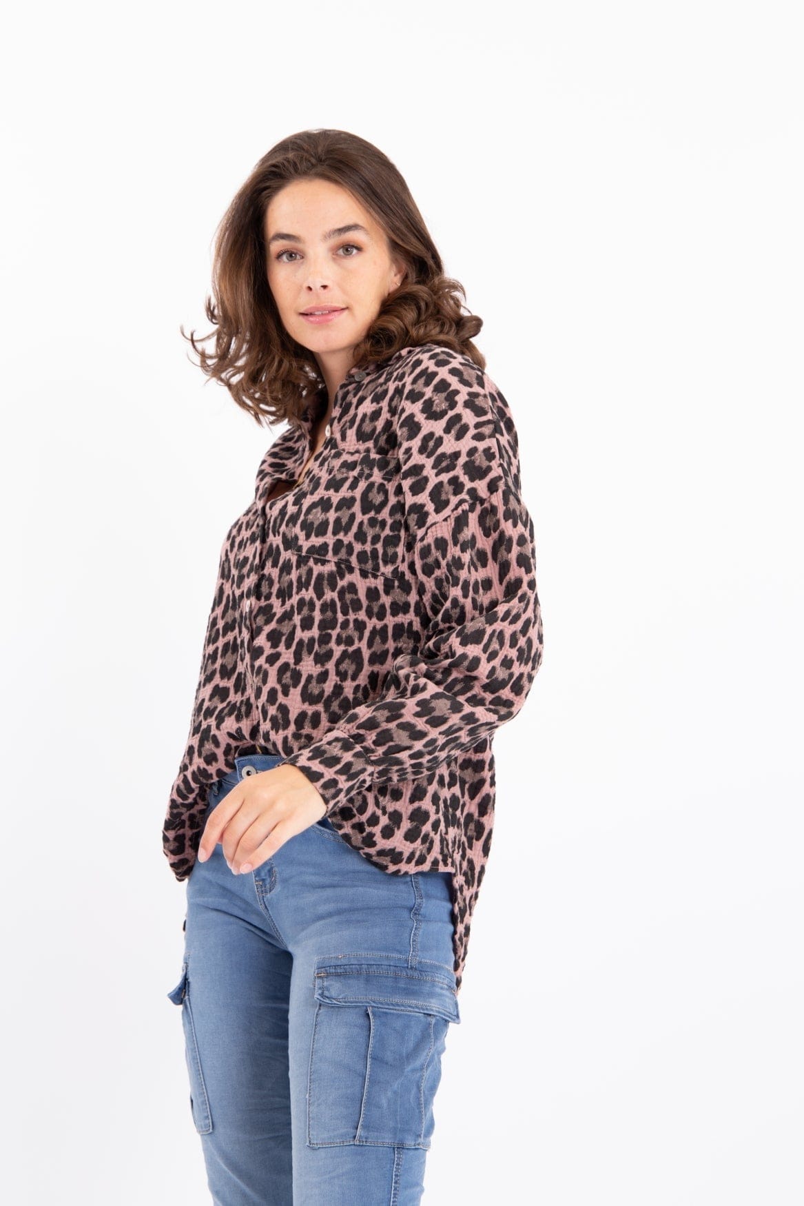 Je m'appelle Tops Pink / XS Blouse Joyeux Panthère | Pink