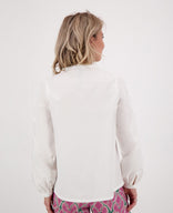 Je m'appelle Tops Blouse Maya | Porselein wit
