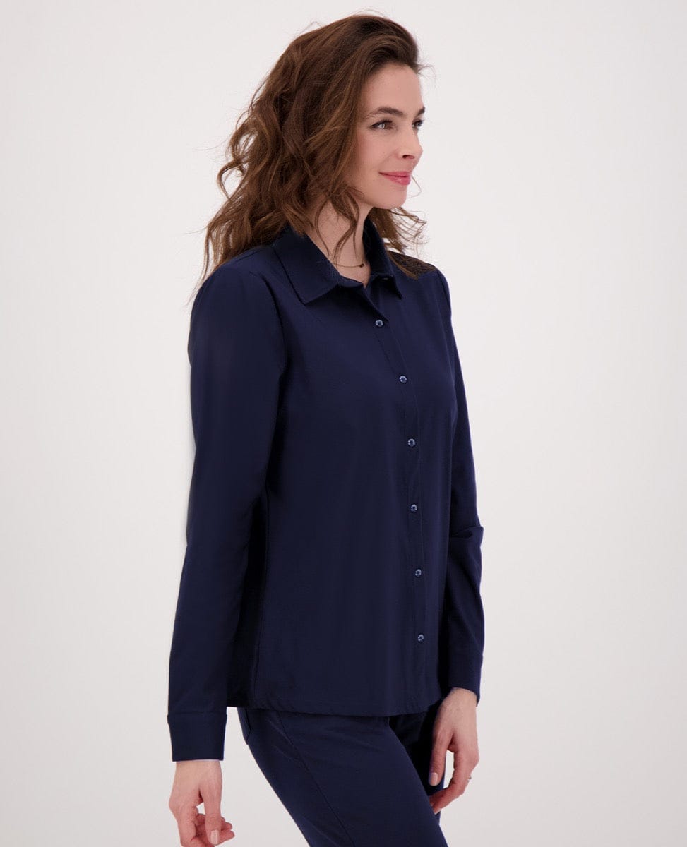 Je m'appelle Tops Blouse Perfecte Travel | Donkerblauw