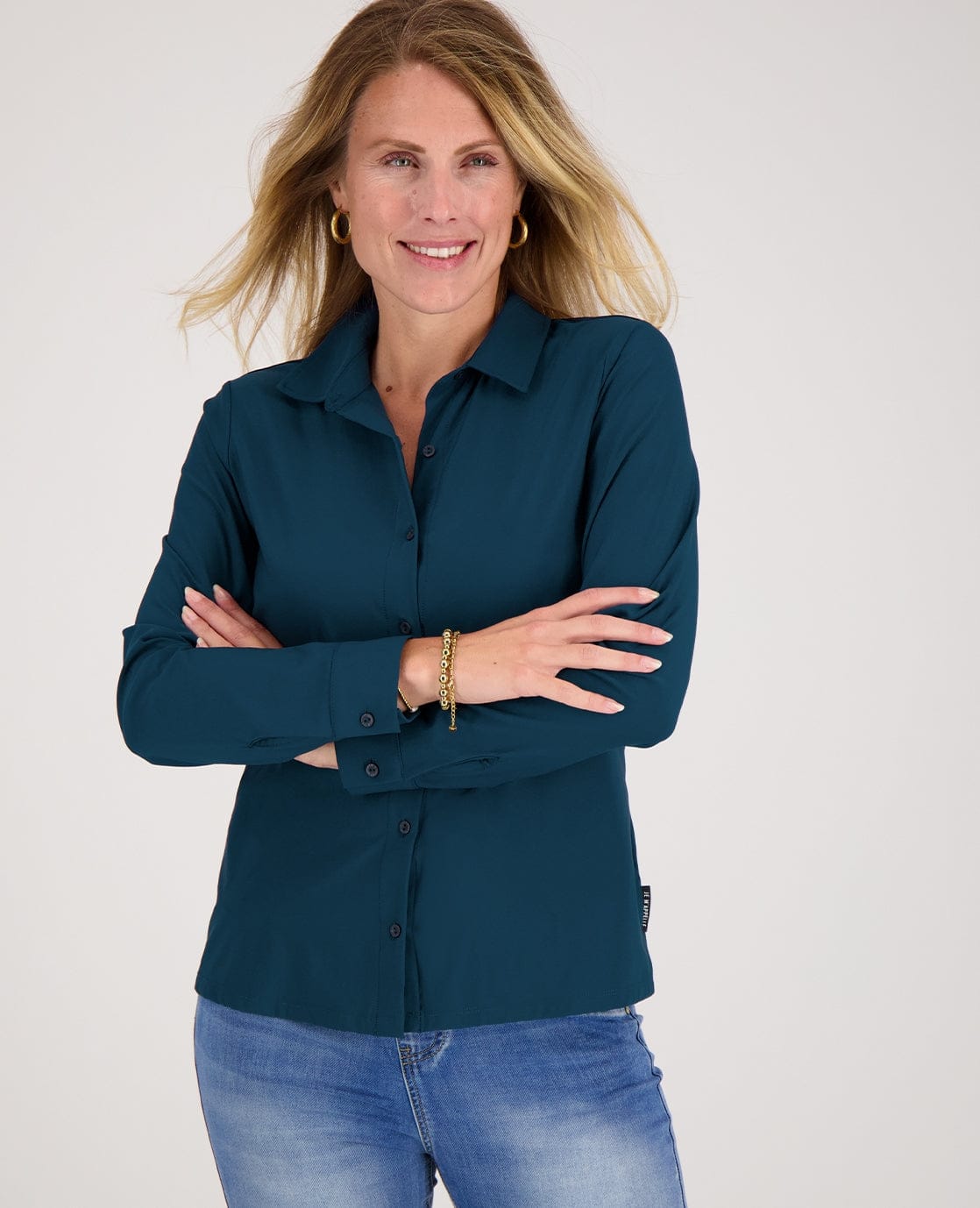 Je m'appelle Tops Blouse Perfecte Travel | Steel Blue