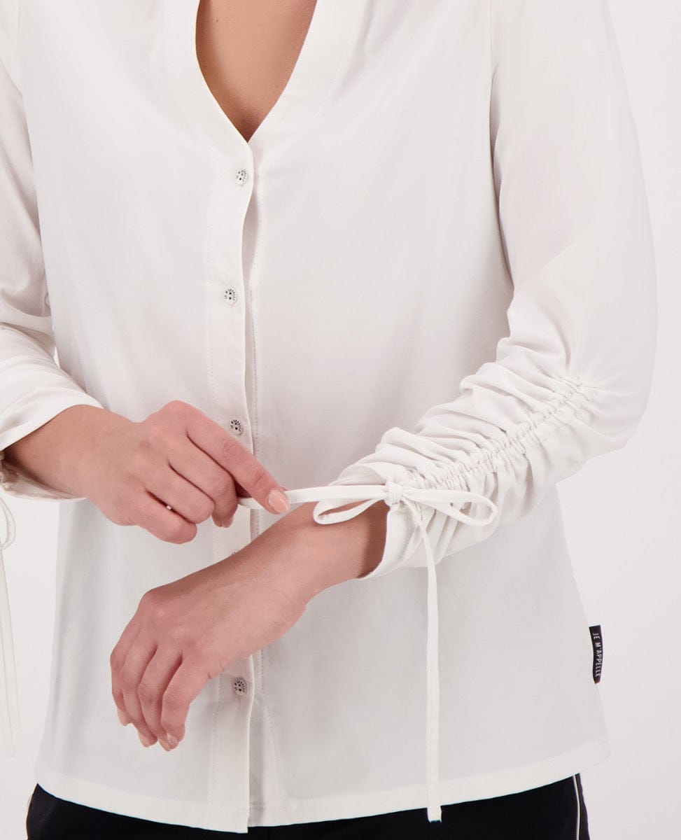 Je m'appelle Tops Blouse Serena Travel | Porselein wit