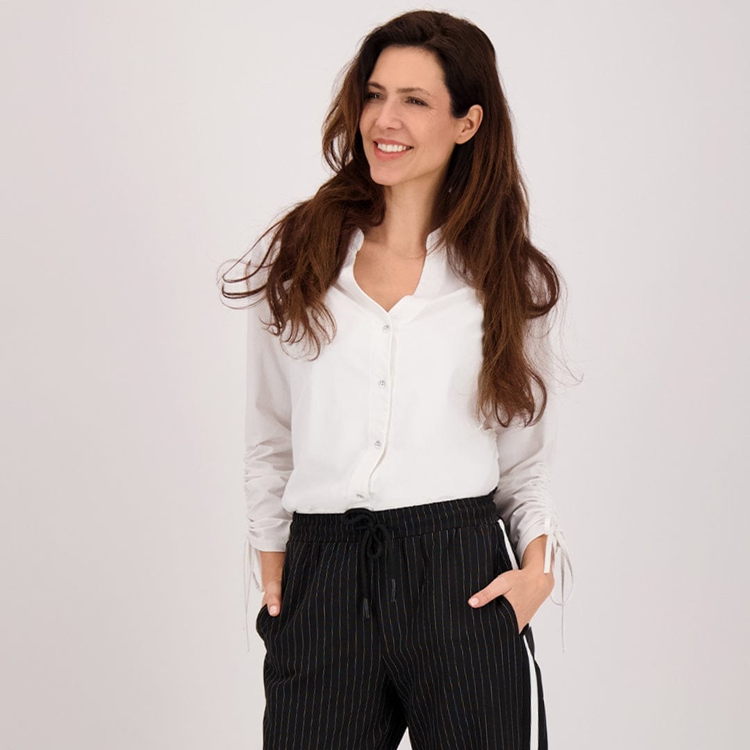 Je m'appelle Tops Porselein wit / XS Blouse Serena Travel | Porselein wit